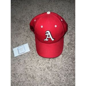 Vintage Arkansas Razorbacks Men’s Adjustable Hat HMI Red Embroidered NCAA Used